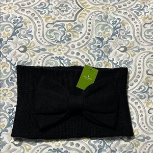 kate spade gathered bow neckwarmer